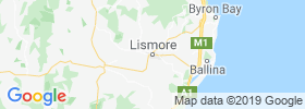 Lismore map